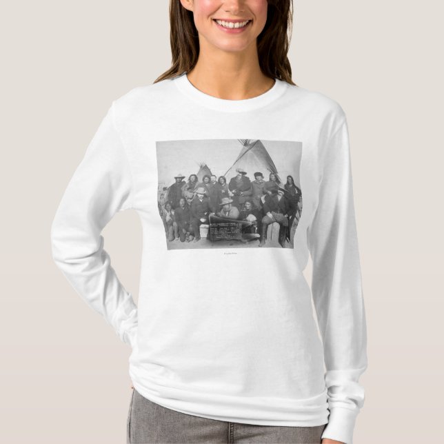 Weiße Männer (einschließlich Buffalo Bill) und T-Shirt (Vorderseite)