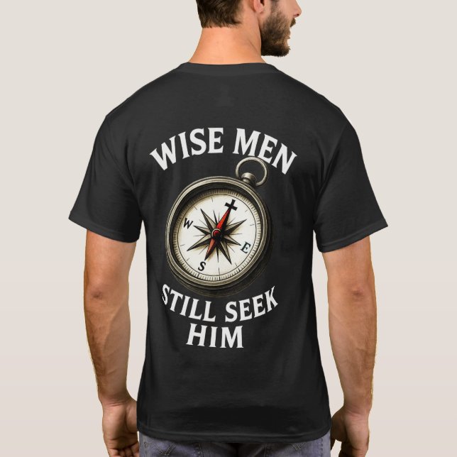 Weiße Männer suchen ihn immer noch T-Shirt (Rückseite)