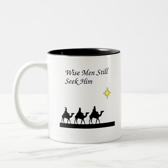 Weiße Männer suchen ihn immer noch Zweifarbige Tasse (Links)