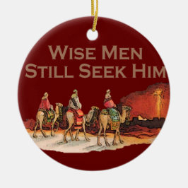 Weiße Männer suchen noch immer Ihm Weihnachtsschmu Keramikornament