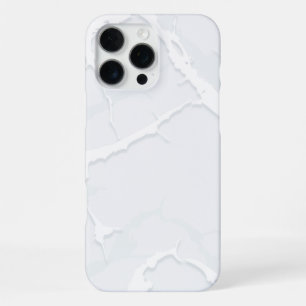 Weiße Marmor-Schrott Elegant iPhone 16 Pro Max Hülle