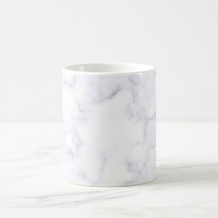 weiße Marmortextur Kaffeetasse