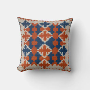 Weiße marokkanische Kilim-Kissen: Zeitlose Eleganz Kissen