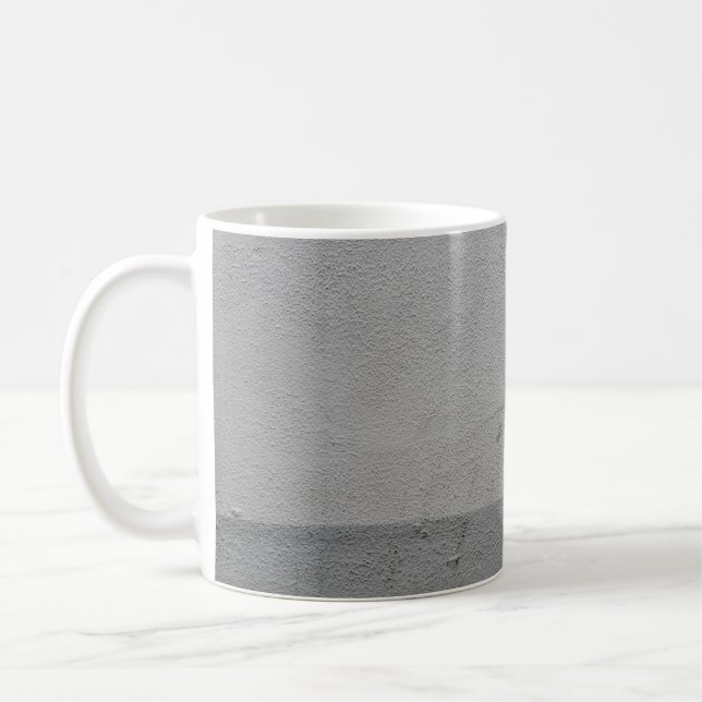 Weiße Mauer Kaffeetasse (Links)