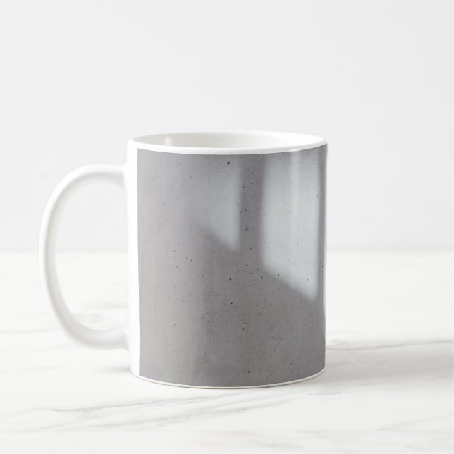 Weiße Mauer Kaffeetasse (Links)
