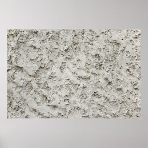 Weiße Mauer Poster