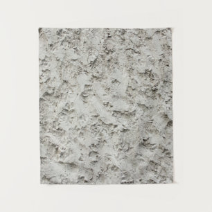 Weiße Mauer Wandteppich