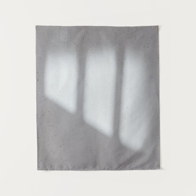 Weiße Mauer Wandteppich (Vorderseite)