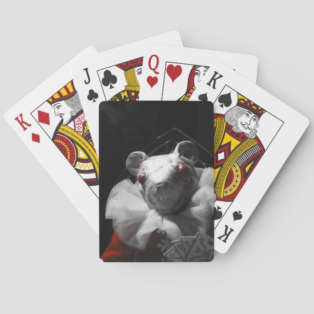 Weiße Mäuse Playing Cards Spielkarten (Rückseite)