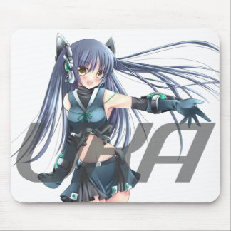 Weiße Mausunterlage des BRITISCHEN Anime-Netzes Mousepad
