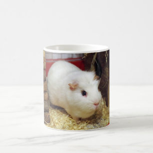 weiße Meerschweinchen-Tasse Kaffeetasse