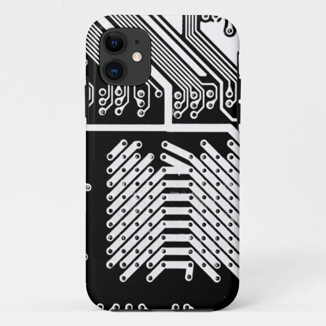 Weiße meine Leiterplatte oh! Case-Mate iPhone Hülle (Rückseite)