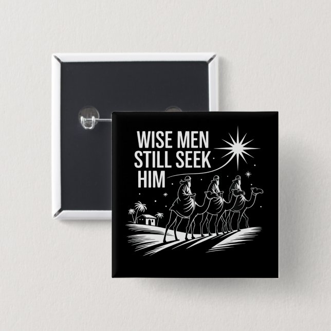 Weiße Menschen noch immer suchen ihn Christlich We Button (Vorne & Hinten)