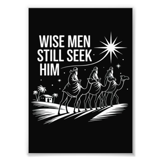 Weiße Menschen noch immer suchen ihn Christlich We Fotodruck (Vorne)