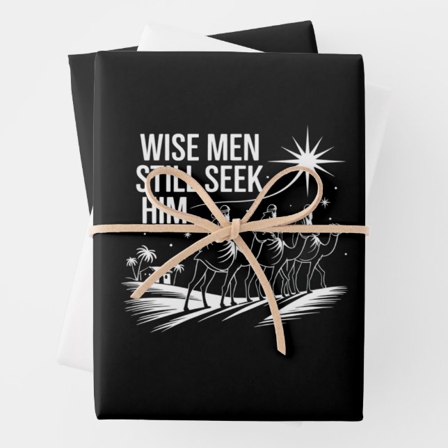 Weiße Menschen noch immer suchen ihn Christlich We Geschenkpapier Set (Beispiel)