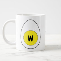 Weiße Mikrowelleneier-Tasse (flüssiger, gebratener