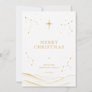 Weiße moderne himmlische Weihnachten Gold TMF26