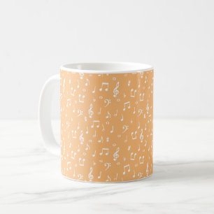 weiße Musik  Kaffeetasse