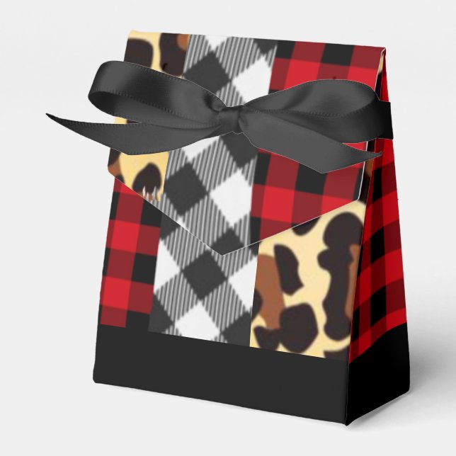 Weiße Muster - Vorzugskiste Geschenkschachtel (Vorderseite)