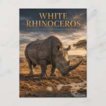 Weiße Nashorn-Savanne-TIERE