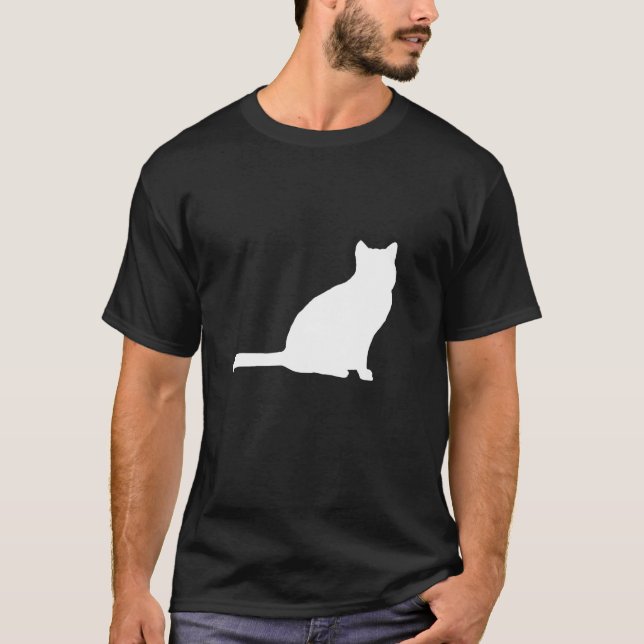 Weiße Ninja… Katze? T-Shirt (Vorderseite)