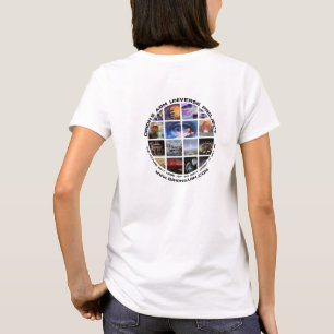 Weiße OA T-Shirt-Taschen-Logo, 2-seitig T-Shirt