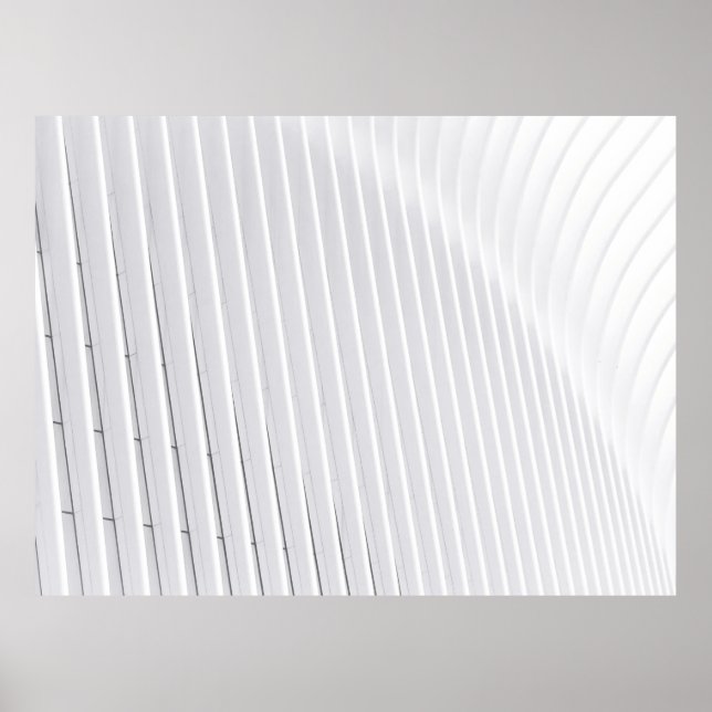 Weiße Oberfläche Poster (Vorne)