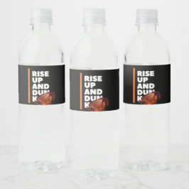 Weiße Orange fett aufsteigen und Wasserflasche abt