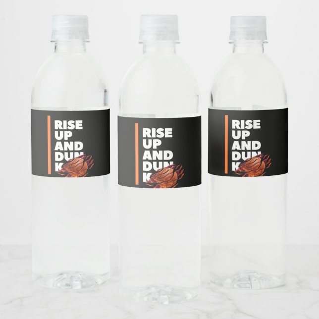 Weiße Orange fett aufsteigen und Wasserflasche abt (Flaschen)