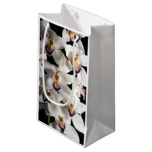 Weiße Orchid-Spray Kleine Geschenktüte