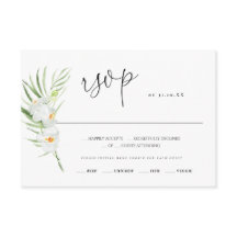 Weiße Orchidee | UAWG einer Hochzeitkarte