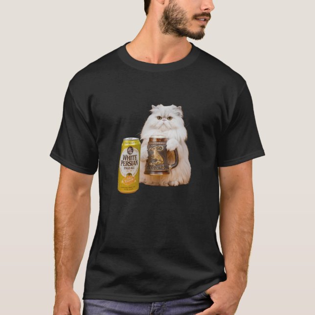 Weiße Perserblüte T-Shirt (Vorderseite)