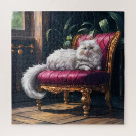 Weiße Perserkatze