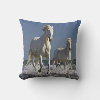 Weiße Pferde Tiere Natur Fashion Kissen
