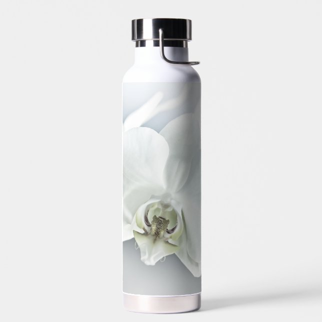 Weiße Phaleonopsis Orchid Trinkflasche (Links)