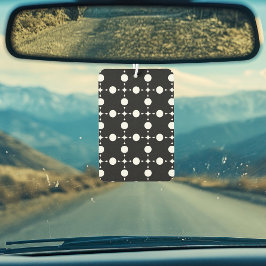 Weiße Polka-Punkte, Polka-Dot-Muster, Punkte, gepu Autolufterfrischer
