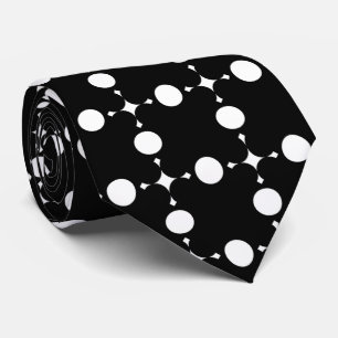 Weiße Polka-Punkte, Polka-Dot-Muster, Punkte, gepu Krawatte