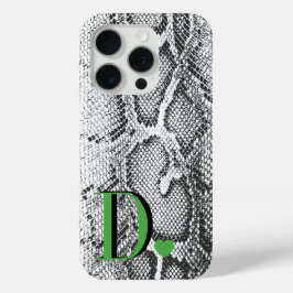 Weiße Python-Schlangenhaut - Reich Elegant Monogra Case-Mate iPhone Hülle