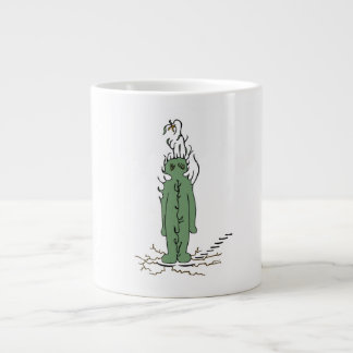 Weiße Raumfahrer Nazca Linie Spezialitäten-Tasse Jumbo-Tasse
