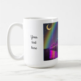 Weiße Regenbogenbrücke Tasse