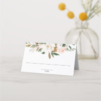 Weiße Rosa Grünpflanzen Magnolie Blumen