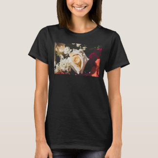 Weiße Rose Fotografie Damen T-Shirt
