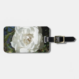 Weiße Rose Gepäckanhänger