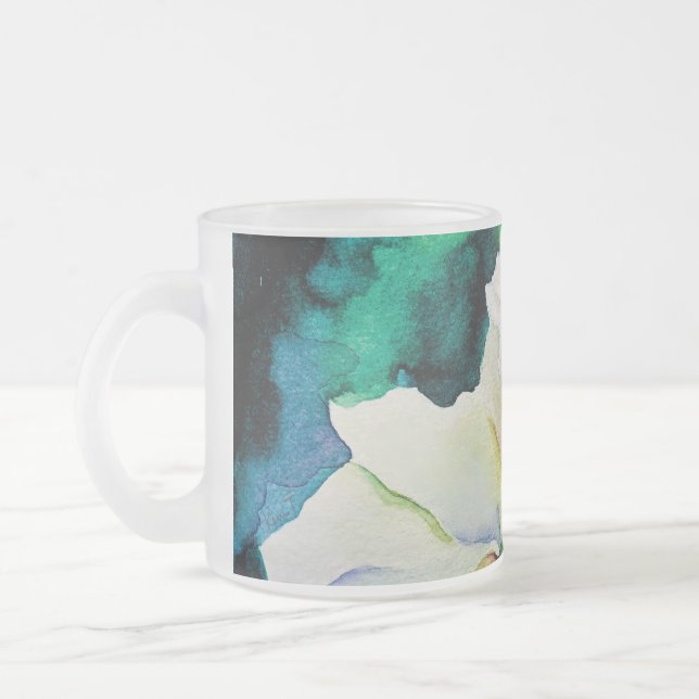 Weiße Rose Tasse (Links)