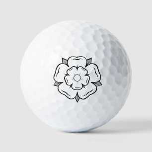 Weiße Rose von York Golfball