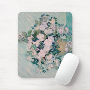Weiße Rosen-1890-Vincent van Gogh Mousepad