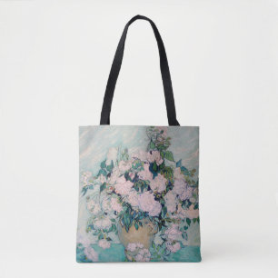 Weiße Rosen-1890-Vincent van Gogh Tasche