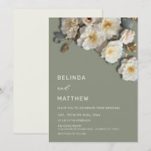 Weiße Rosen realistische Blumen Hochzeit