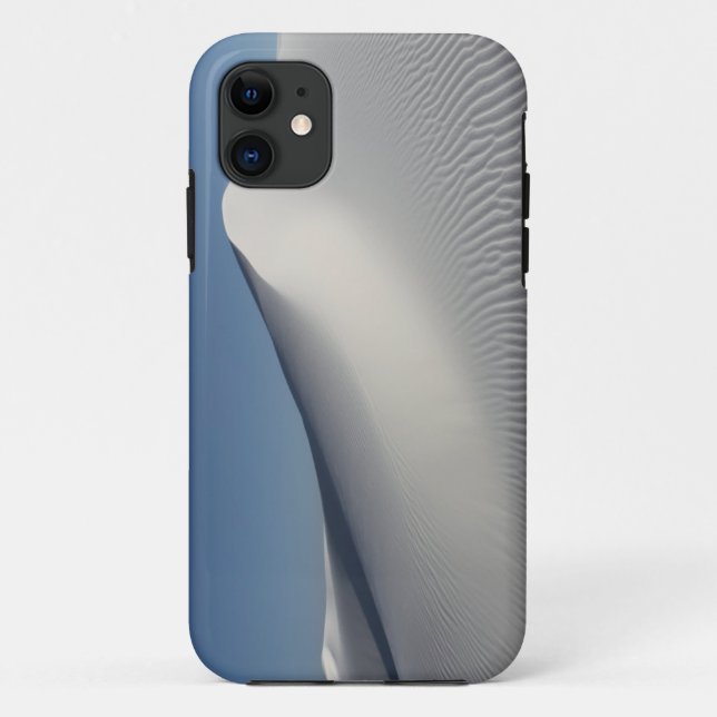 Weiße Sande Case-Mate iPhone Hülle (Rückseite)