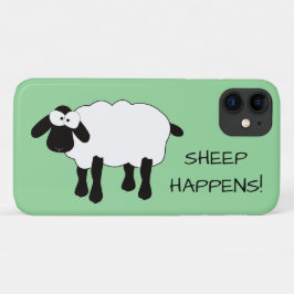 Weiße Schafe "Schaf passiert" Case-Mate iPhone Hülle